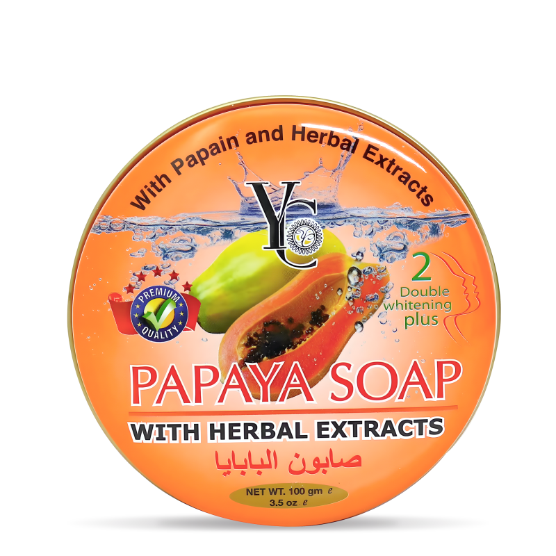 YC Papaya Soap with Herbal Extracts (Tin Pak)100gm
