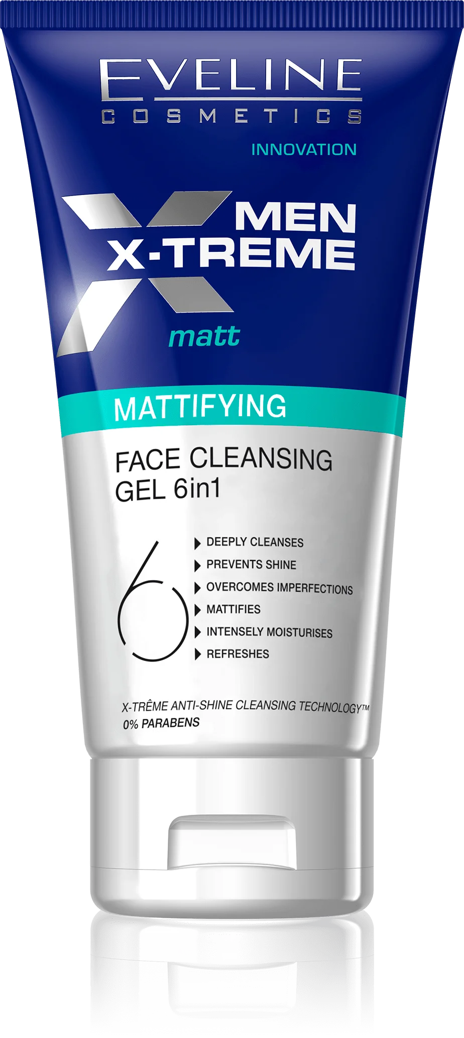 Men X-treme Matt-Mattifying Face Cleansing Gel 6in1