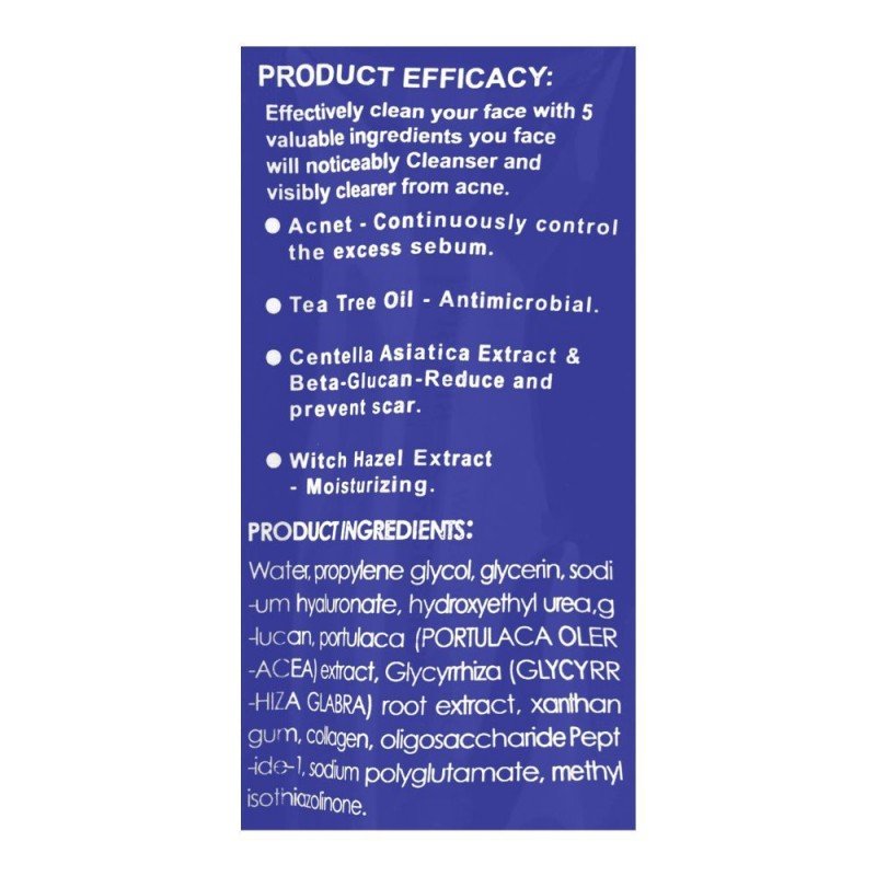 Fiabila Acne + Clear Face Serum + Sheet Mask - Image 3