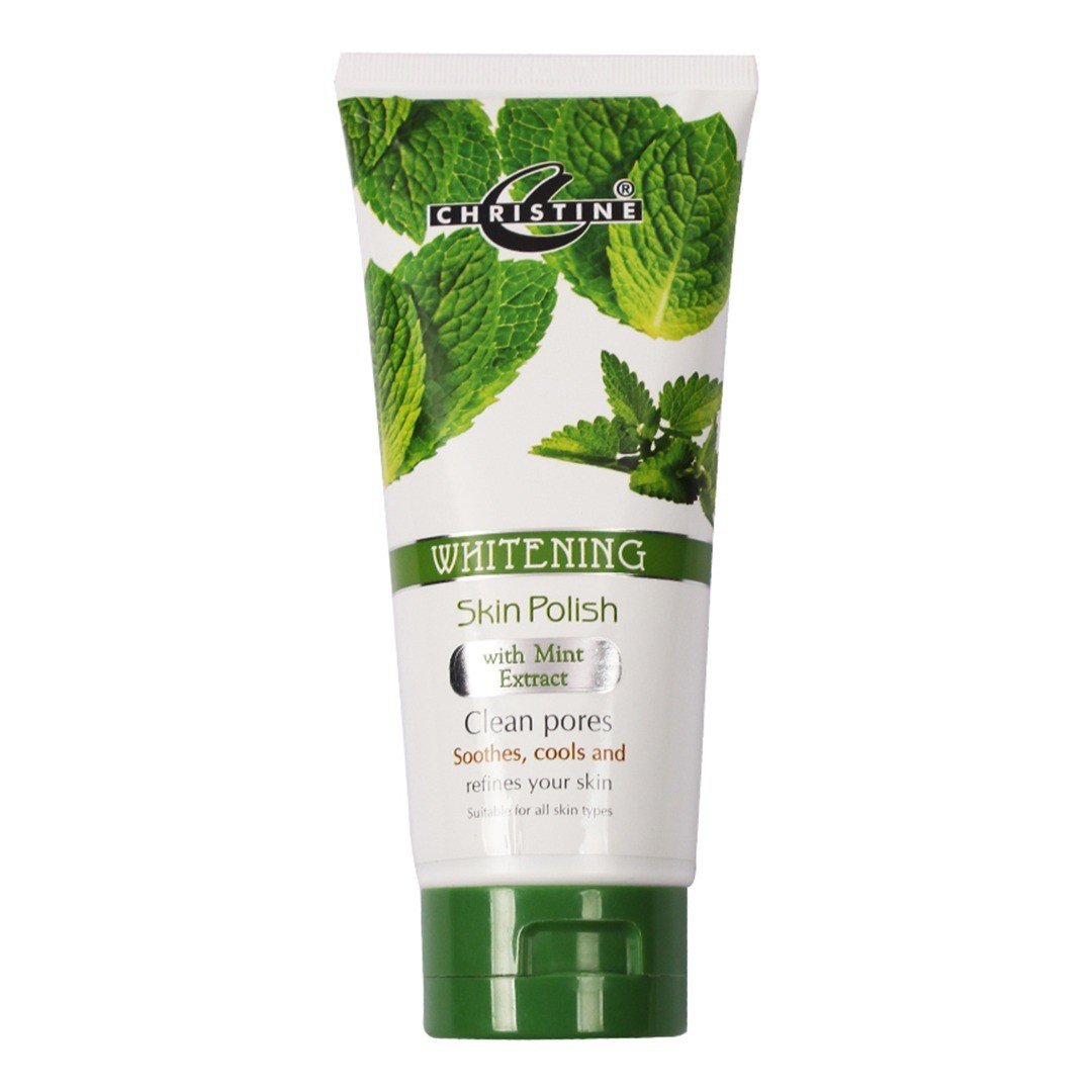 Christine Whitening Skin Polish Tube (Mint Extracts)