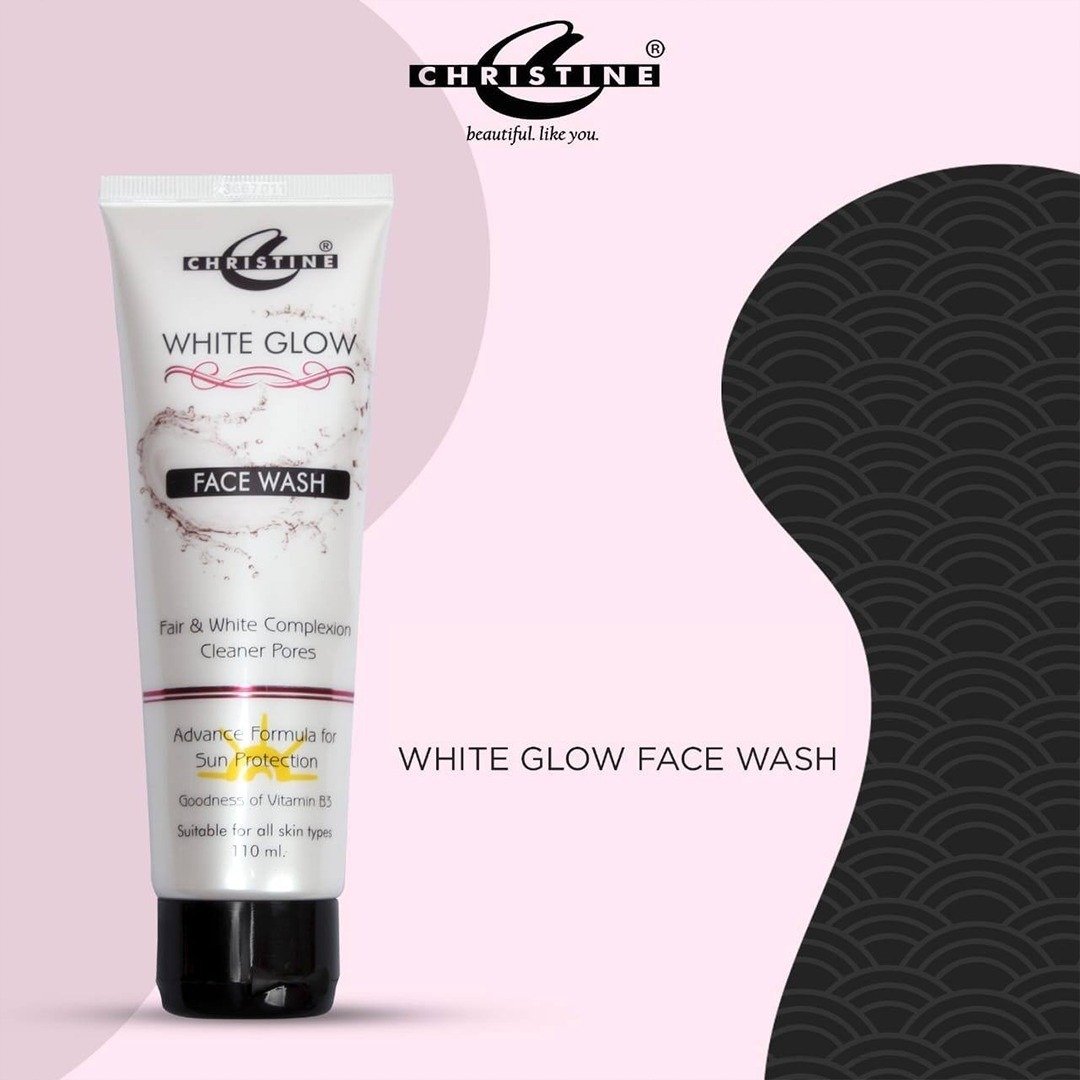 Christine White Glow Face Wash 110ml - Image 2